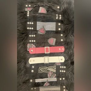 2 for $8 Paparazzi Faux Leather Snap bracelets